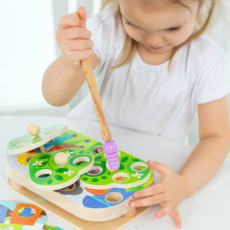 Цветна магнитна игра, Lucy&Leo, Гъсеници